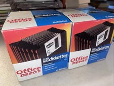 Office Depot 2HD IBM Diskettes 3.5  Lot Of 50 Blank Computer Disks NEW USA 2003