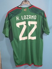 2022 Adidas Mexico Home Jersey #22 H. Lozano 2XL World Cup Jersey