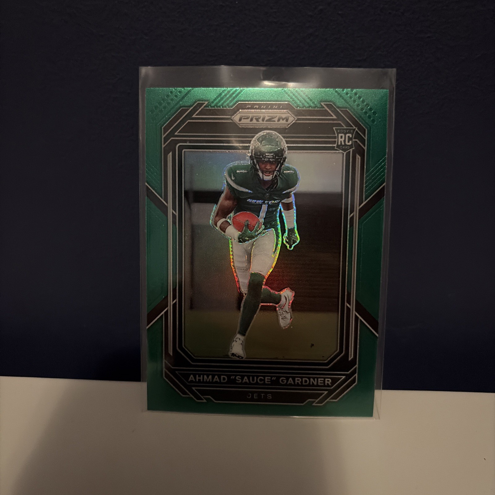 2022 Panini Prizm Ahmad "Sauce" Gardner RC Green Rookie #341 Jets