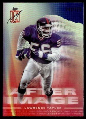 2024 Topps Signature Class After Image Indigo Lawrence Taylor 141/175 #AI-19