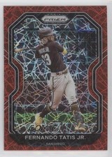 2021 Panini Prizm Tier II Red Velocity Prizm Fernando Tatis Jr #161 0ms2