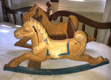 Wonder Shoo-Fly Rocking Horse Vintage 1950s 1960s Hard Plastic Childrens Toy