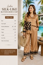 Fits Size 10-14 NWT Bangkok Silk-Like 2-Piece...