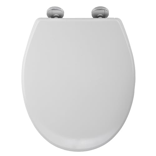 Croydex Constance Flexi-Fix White Soft Close Toilet Seat with Quick Release 