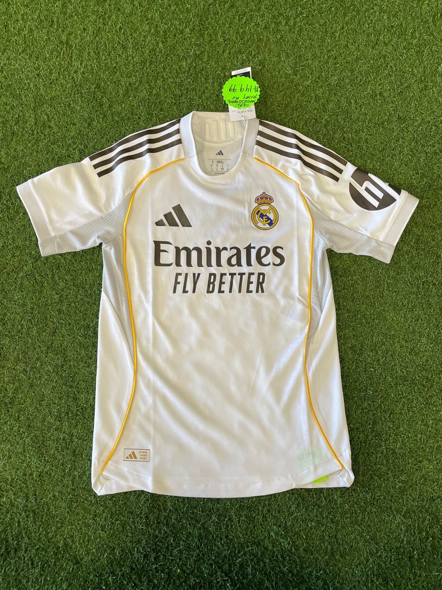 adidas Real Madrid Authentic Home Jersey 25/26 - white/Black
