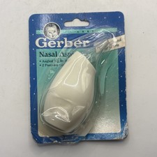 Vtg 1994 Gerber Nasal Aspirator Angled Tip Baby Infant NOS New, Package Is Open