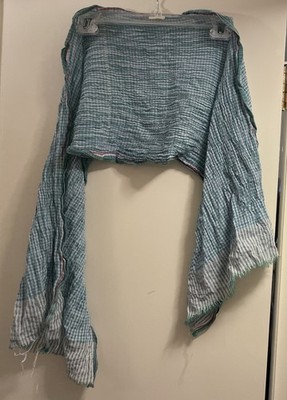 Comfortable Scarf Made in India - Soft & Stylish Vintage Hippy Look Mint Green