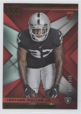 2019 Panini XR Rookies Red 4/249 Trayvon Mullen Jr #192 0d1w