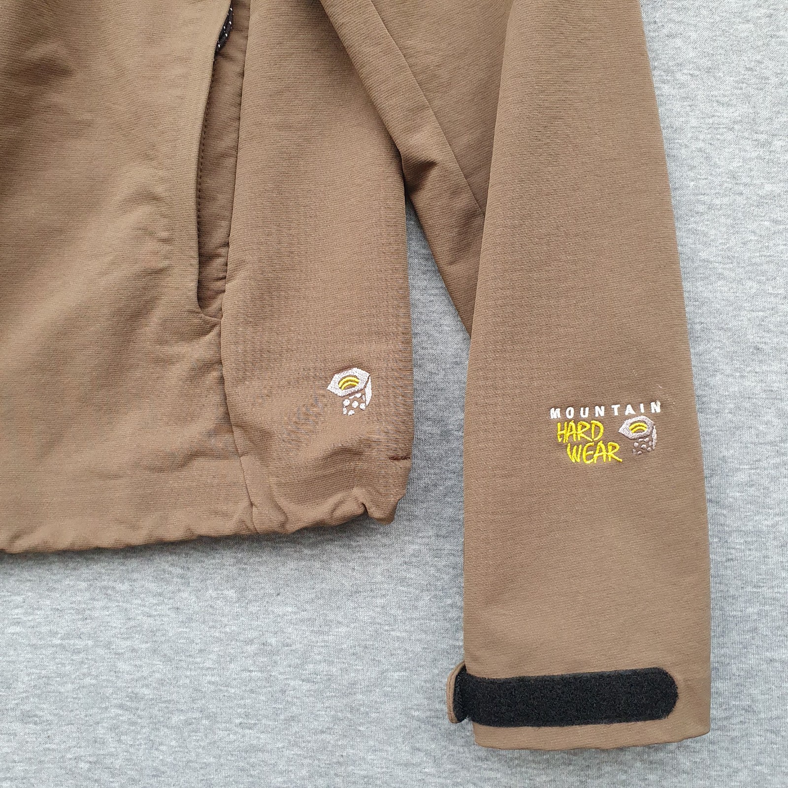 Mountain Hardware Softshell Jacket Womens XL Oliv… - image 2