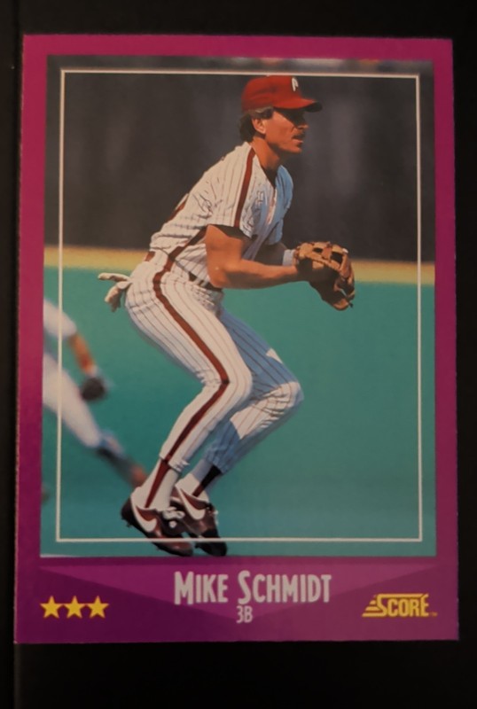1988 Score - Mike Schmidt #16