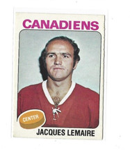 1975-76 O-Pee-Chee #258 Jacques Lemaire VGEX