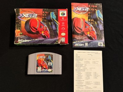 Extreme-G 2 XG2 (Nintendo 64, 1998) Box Manual Complete CIB N64