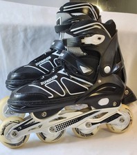 ZUWADS Adjustable Inline Skates Black Size 42-45 Roller Blades