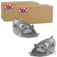 2X VAN Wezel H4 Scheinwerfer SET Links+Rechts Passend FüR Toyota Yaris