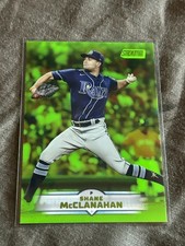 22615 2025 Topps Stadium Club Lime Green Shane McClanahan Tampa Bay Rays