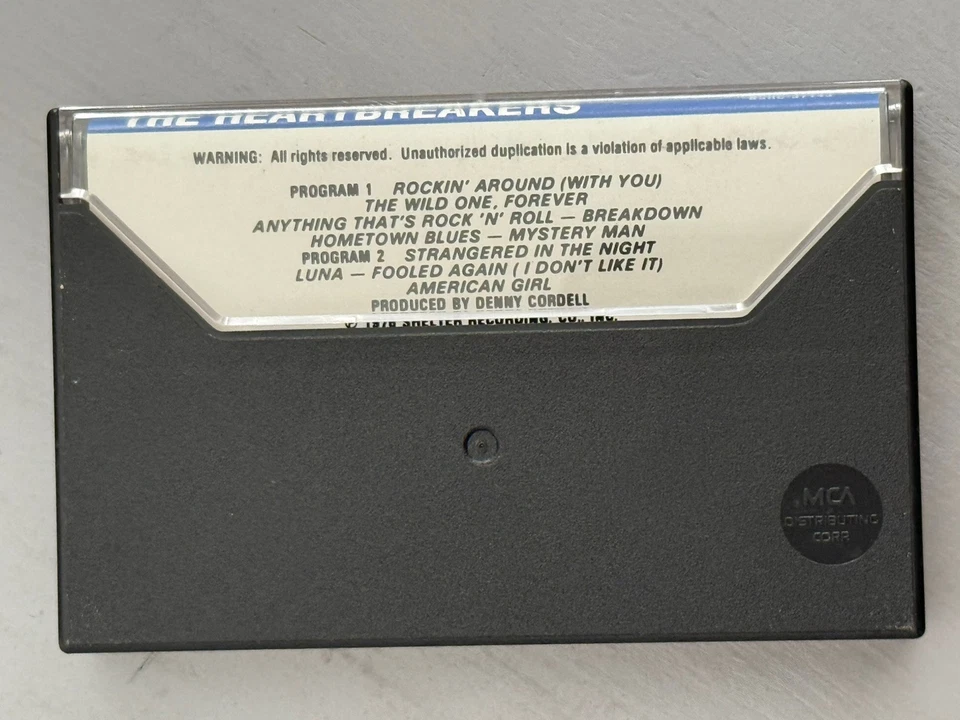 Tom Petty And The Heartbreakers Audio Cassette Tape Classic Rock Pop Album 1979 - Image 2 of 2