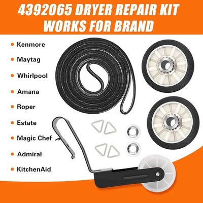 WP4392065 Dryer Repair Kit Replacement for Whirlpool Kenmore Maytag Dryer Parts