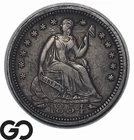 1854 Seated Liberty Half Dime — photo from another recent sale
