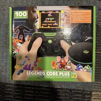 AtGames Legends Core Plus 100 Built in Games- Gamepad and Streaming Console NEW