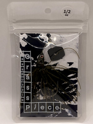Bass Puzzle Grass Piece 3/8, 1/2, 3/4oz(Choose Color) New Category Bait Knot Cap