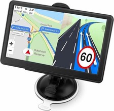GPS Navigator for Car, Latest 2025 Map, 7 inch Touch Screen Real Voice Spoken Tu