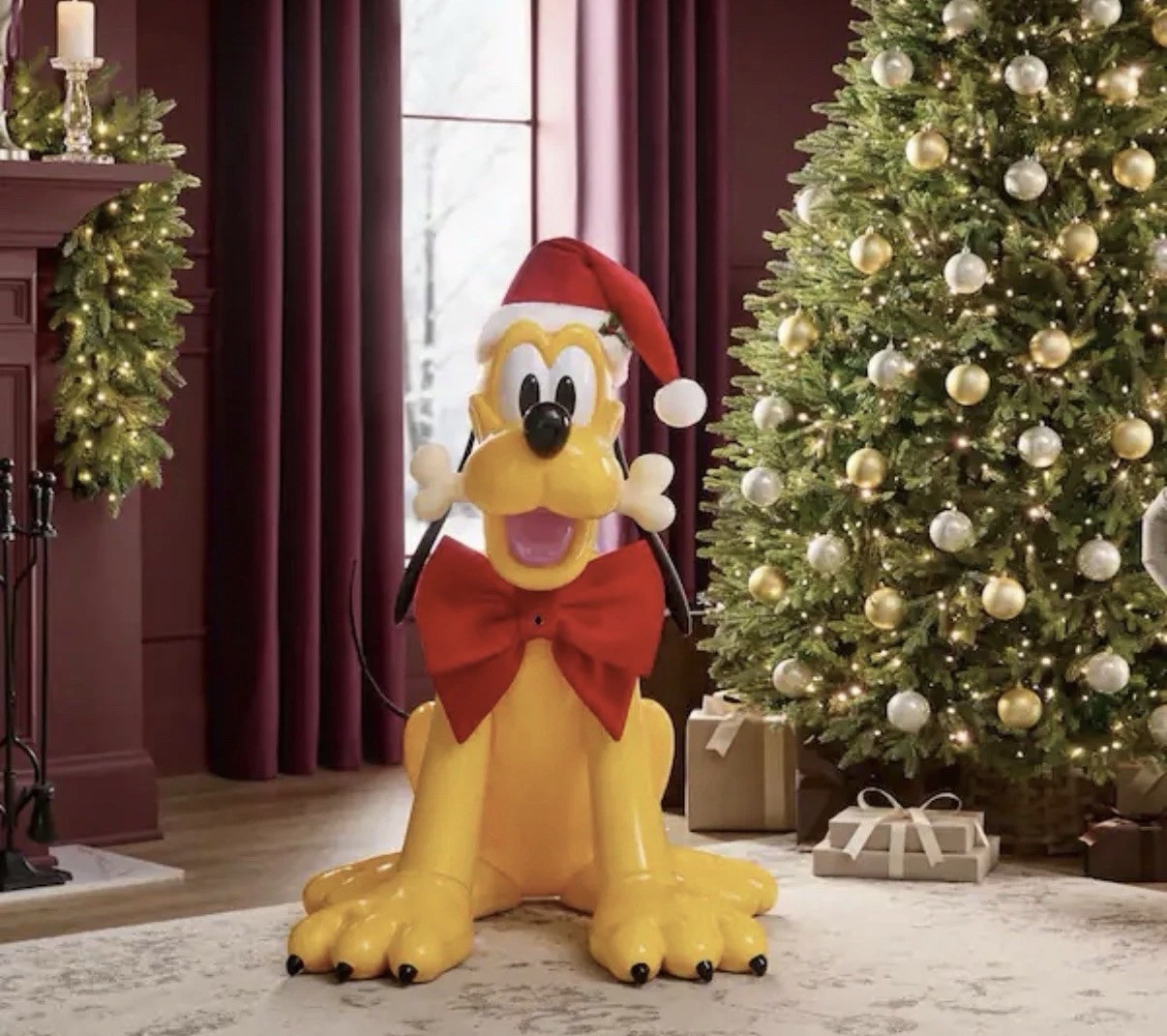 Disney 3.5 FT Animated Pluto Holiday Christmas Animatronic 2026 FREE SHIP ✅ 