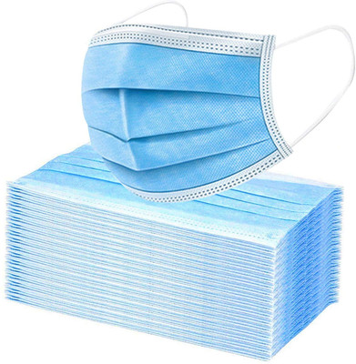 PURE GEM [Pack of 100] Single Use Disposable 100 Count (Pack 1), 100 Masks 