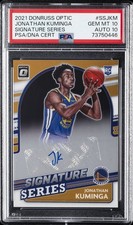 2021 PANINI DONRUSS OPTIC SIG SER #SSJKM JONATHAN KUMINGA PSA 10 AUTO 10