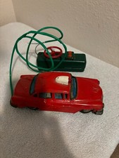 Antique Metal Electrical RedToy Police Cop Car Not Working