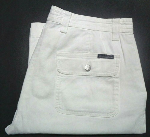 GANT WOMEN'S SIZE W30 X L31 HEMMED WHITE STRAIGHT PANTS MADE IN ITALY FREE  POST | eBay