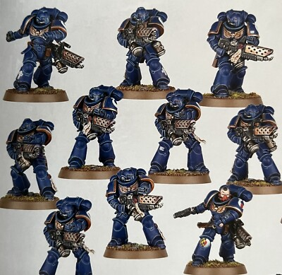 #ad Warhammer 40000 Leviathan Space Marine Infernus Squad x10 Space Marines 40k $41.99
