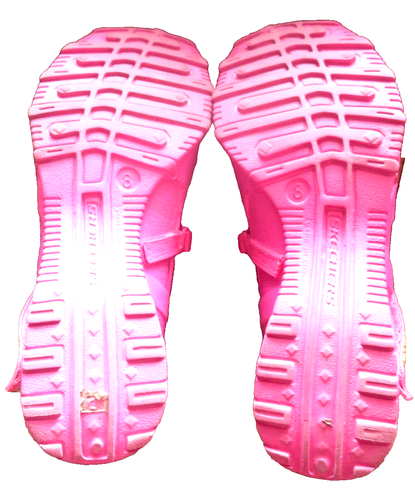 SKECHERS CALI GEAR PINK (36610) MARY JANE RUBBER FLAT SANDAL SHOES UK 5 US 8 - Picture 3 of 12