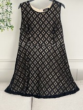 Black lace dress Size 16 Pussycat London   perfect condition night out dress  ￼
