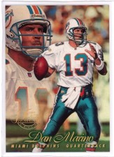 1997 Flair Showcase Football Row 1 Seat 13 Dan Marino NM Dolphins