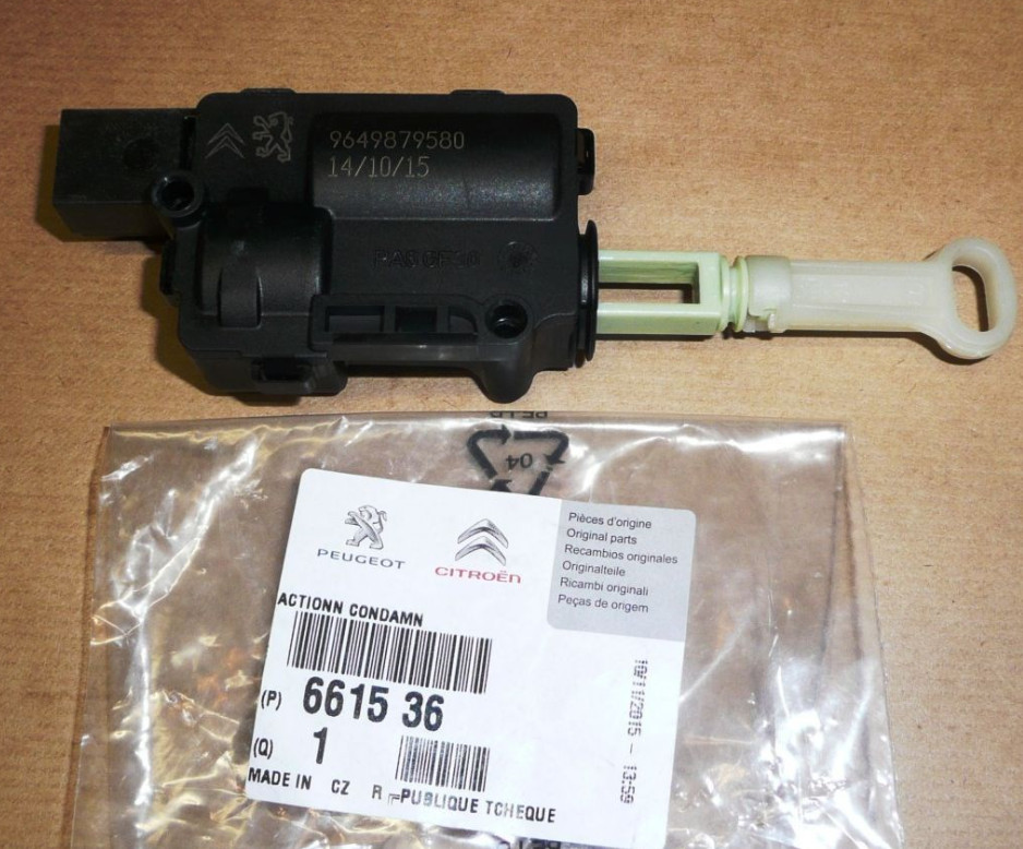 Moteur de serrure avant Peugeot 1007 bloc de verrouillage centralisé fluide