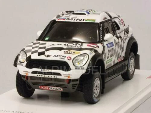 Modellini statici di auto da corsa Rally TrueScale Miniatures in resina
