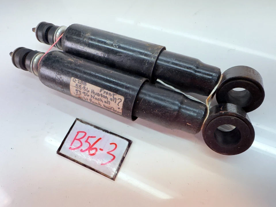 NOS 1955 - 1956 HUDSON NASH RAMBLER 一对前减震器 D-288 55 56 57 58 59 B56-3 — 第 2/4 张图片