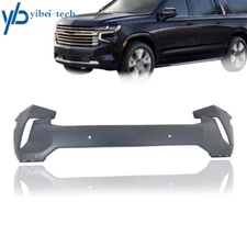 For 2021-2023 Chevy Tahoe/Suburban Black Front Bumper Cover Primed W/Radar Holes