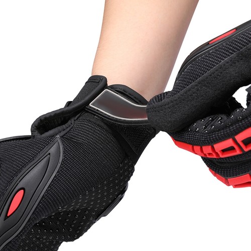 Guantes de Fibra de Carbono Pantalla Táctil Moto Ciclismo Guantes de Dedo Completo - Imagen 6 de 27
