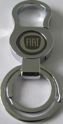 Fiat Key Ring NEW 500 Panda Punto 500L 500X Clamp - Picture 2 of 2