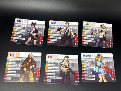 Kickstarter Exclusive 2nd Edition Upgrade Cards for Zombicide Core / Base Game