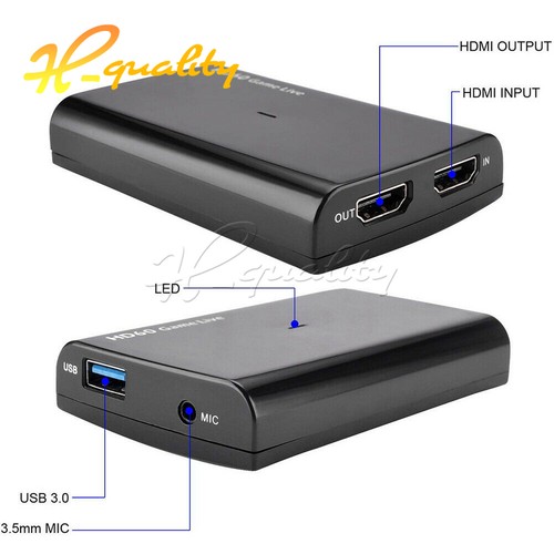 USB 3.0 HDMI Video Game Capture Recorder HD Video Capture Recorder TV 1080P - Picture 11 of 11