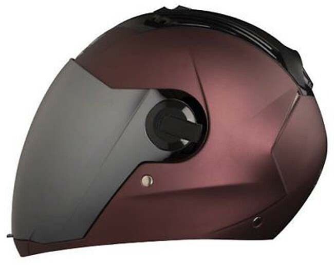 Steelbird Air SBA-2 Full Face Motorbike Helmet Stylish Regular Size Maroon  S2u