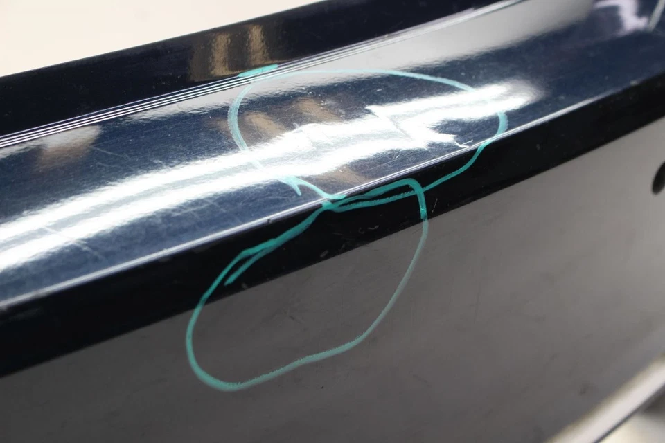 2015-2016 BMW 435i Convertible Blue Rear Bumper Cover with Park Assist Option - Image 4 of 4