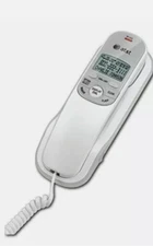 AT&T Trimline TR1909 Single Line Corded Phone White - 13 Number Memory 