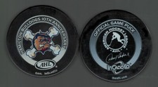 GAME PUCK - AHL HAMILTON BULLDOGS 2005-2006 10th ANNIV. #p4b90419 - LAST1