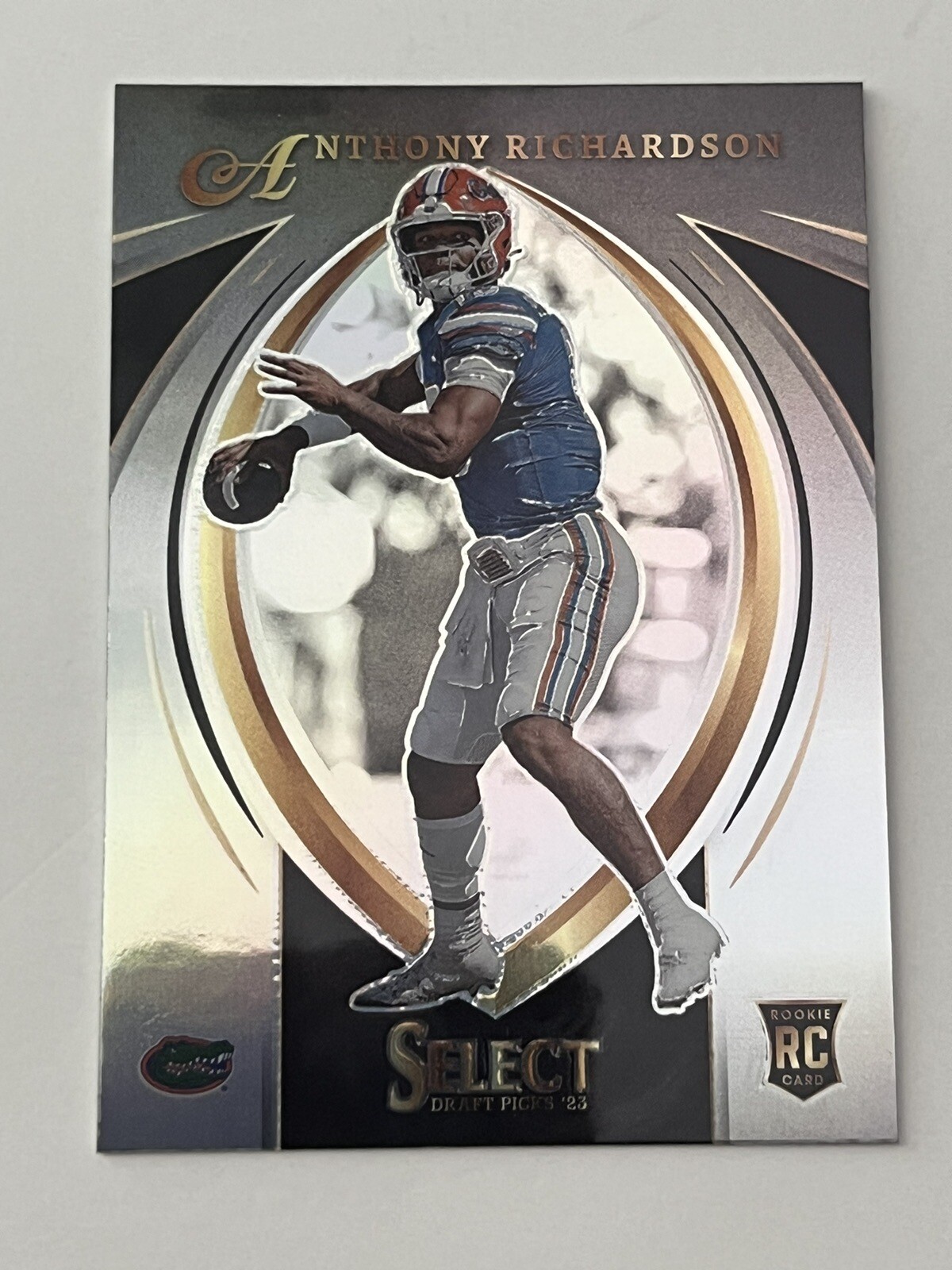 ANTHONY RICHARDSON 2023 SELECT DRAFT SILVER PRIZM CERTIFIED ROOKIES COLTS SCR-AR