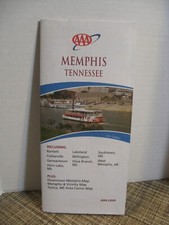 AAA  Memphis, Tennessee - City Series - Road/ Highway/ Travel Map  2006