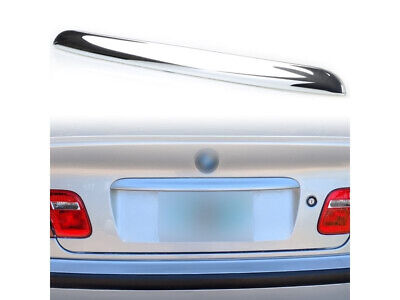 Stainless Steel Chrome Trunk Lid Moulding For 1999-2005 BMW E46 3-Series Sedan