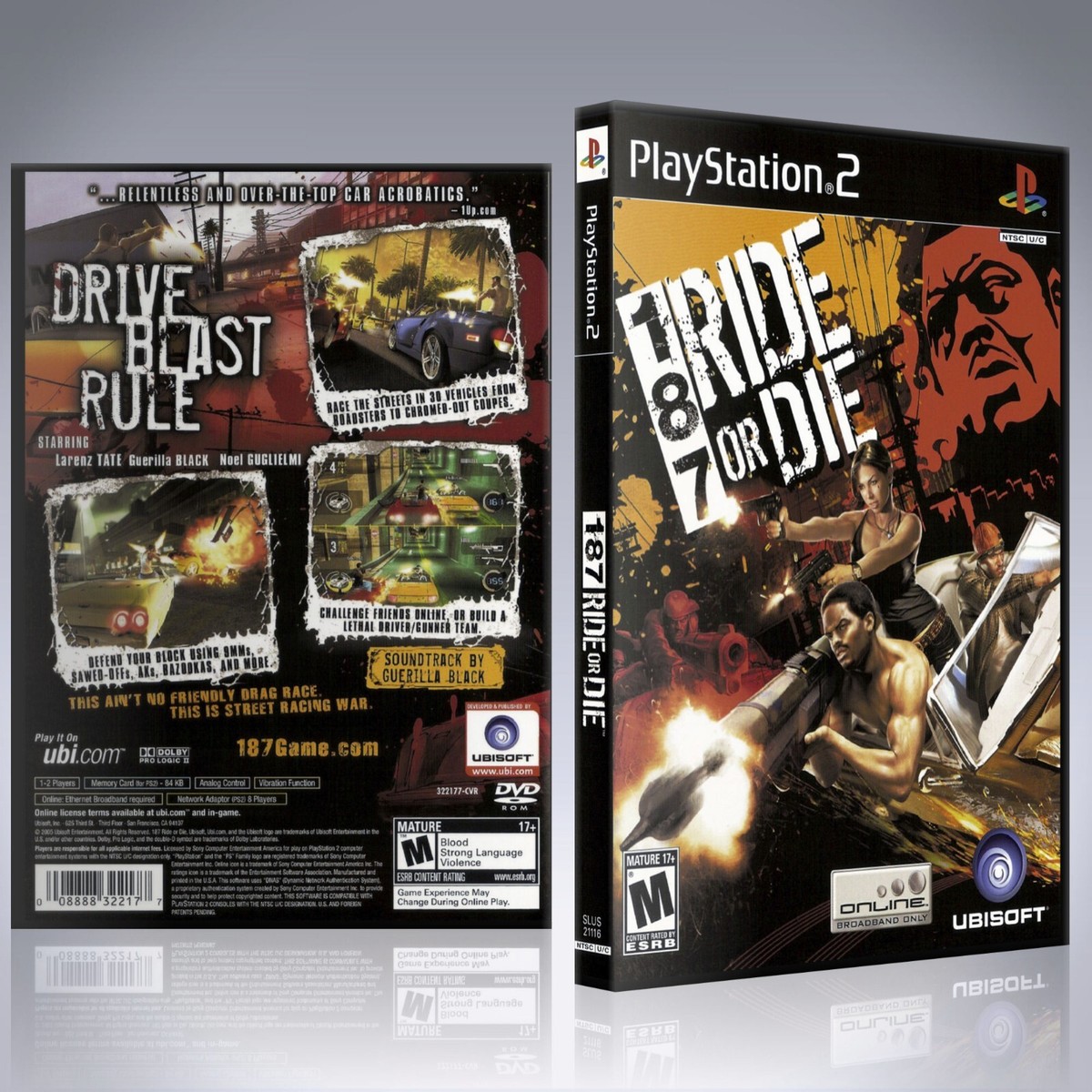 PS2 - NO GAME - 187 Ride or Die | eBay